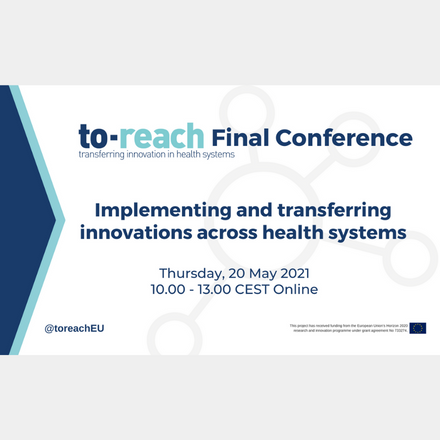 The TO-REACH project concludes with the Final Conference
